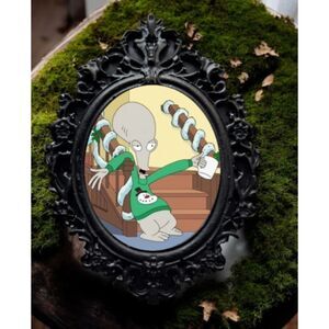 American Dad Drunk Roger Funny Christmas Tree Ornament Humor Alcohol Decoration